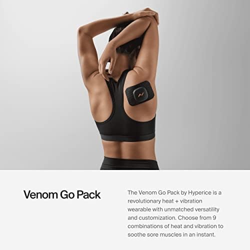 Hyperice Venom Go Pack Heat and Vibration Therapy Pod and Refill Pads
