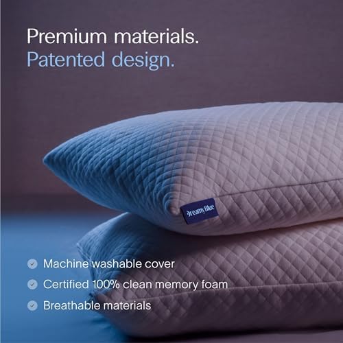 DreamyBlue Signature Adjustable Shredded Memory Foam Pillow King