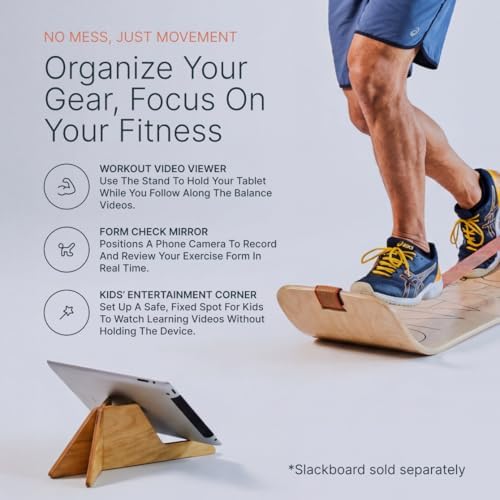 GIBBON SlackBoard Accessories, 3 Choices: Stand, Excercise Cards, Pole