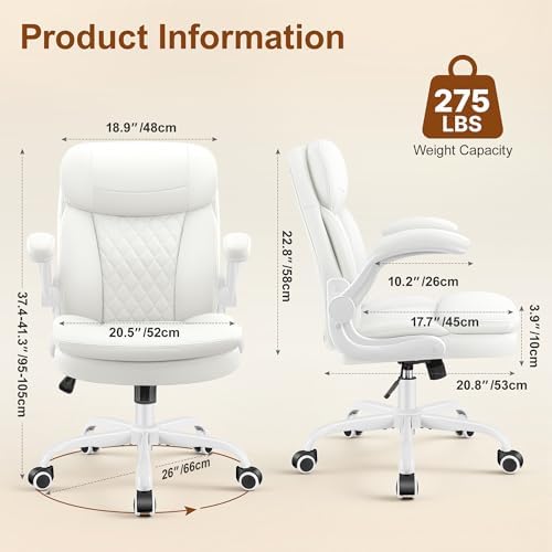 Office Desk Chair, Ergonomic Computer Chair with Unique Dual-Layer Support
