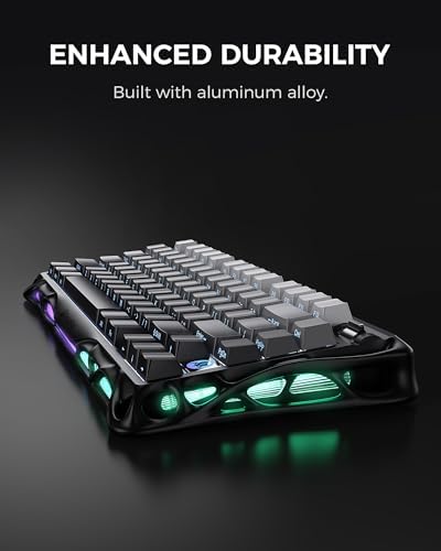 GravaStar Mercury K1 75% Wireless Mechanical Gaming Keyboard RGB Backlit
