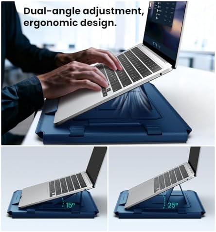 Nillkin 14 inch Laptop Sleeve with Stand (4-in-1), 2 Stand Modes, Mouse Pad