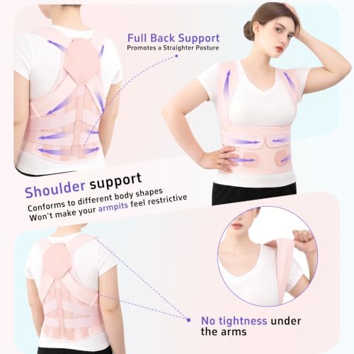 Posture Corrector for Women and Men Back Brace Straightener Pain Relief