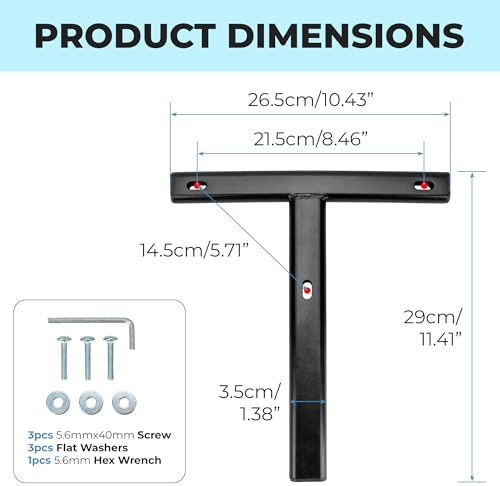 Swivel Recliner Chair Back Support Rod T-Shaped Durable Steel Replacement Part for Gaming Chairs, Office Desk, Lounge, and Household Use – Sturdy Adjustable Design with Enhanced Stability and Comfort