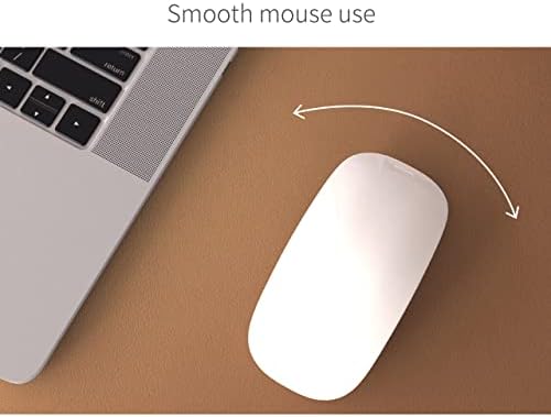 RENMTURE Dual-Sided Mouse Pad, Natural Cork & PU Leather Large Desk Pad for Office and Home Work, Desk Protector Non-Slip, Waterproof, Easy Clean (Brown, 23.6" x 13.7")