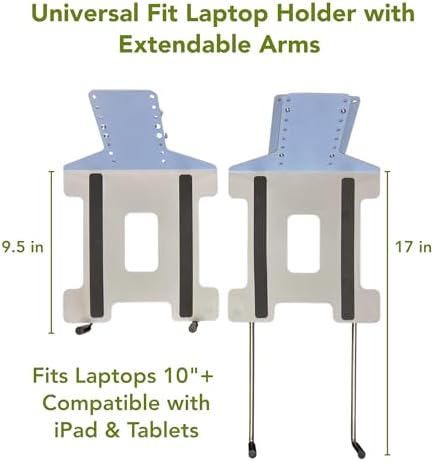 Perfect POSTURE Standing Desk Converter - Laptop & Monitor Riser - 18" Lift