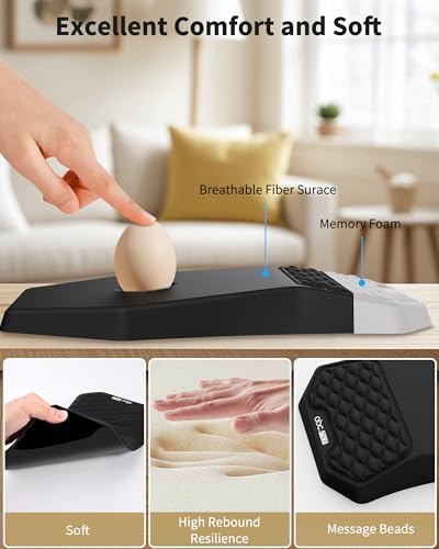 Ergonomic Mouse Pad with Wrist Rest Support for Carpal Tunnel Pain Relief
