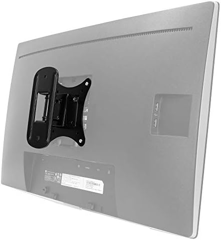 Mount-It! Small TV Wall Mount 19-32 in, Fits 24 in TVs, Tilt Swivel, 44 lb