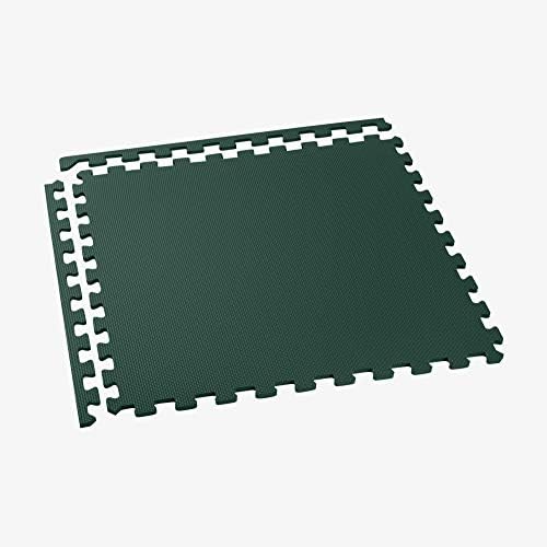 We Sell Mats 3/8" Thick Multipurpose EVA Foam Exercise Floor Mat, Interlocking Tiles, Anti-Fatigue for Home or Gym