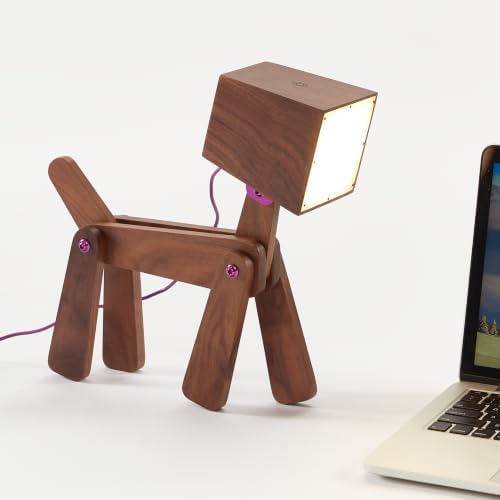 Super Cute Dog Table Lamp for Kids Room Bedroom Bedside Reading Dorm