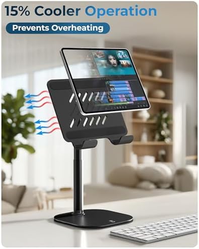 COOPER TabHolder Tablet Holder, iPad Stand for Desk, Portable Monitor Stand