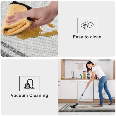 KIMODE Anti Fatigue Kitchen Mats,Non Slip Farmhouse Kitchen Rugs Sets of 2