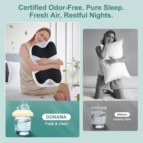 DONAMA Cervical Pillow Ergonomic Memory Foam Pillow for Neck Support