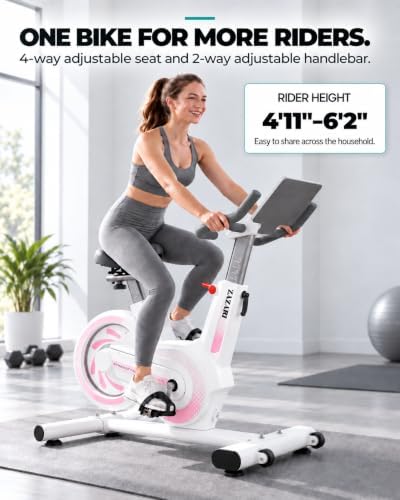 Exercise Bike for Home, Under 20 dB Quiet Magnetic Stationary Bike