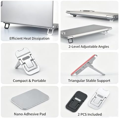 Mini Invisible Laptop Cooling Riser 4PCS
