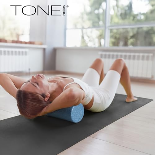 TONE Fitness Firm High-Density Foam Roller for Exercise, Massage & Recovery