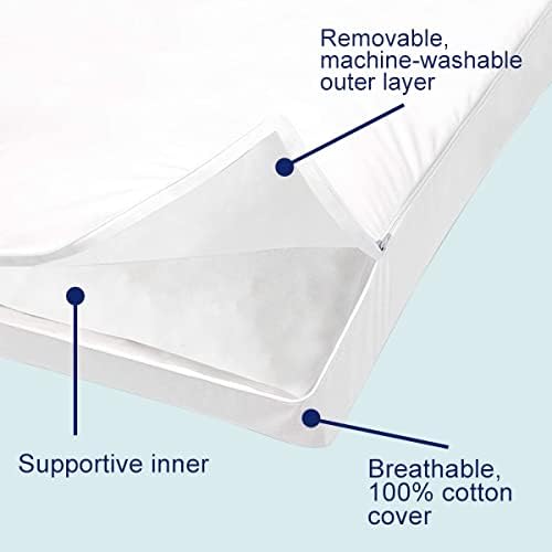 ACCURATEX Pillows Queen Size Set of 2, Adjustable Hybrid Pillow 2 Pack