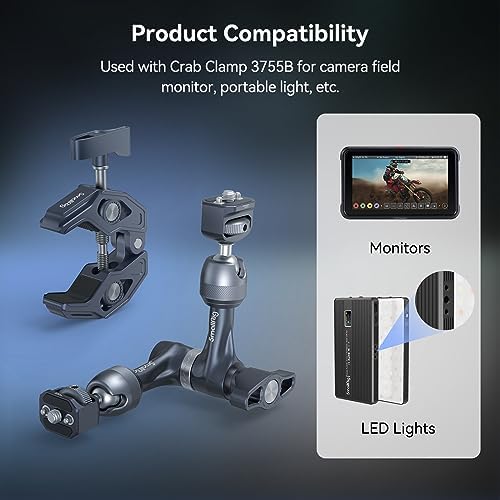 SMALLRIG 7" Rosette Magic Arm, Adjustable Friction Articulating Arm