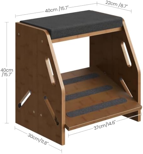 CHOEZON Adjustable Foot Rest Under Desk with Cushion and Non-Slip Design