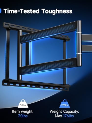 Suptek 41.3" Long Arm TV Wall Mount for 42-100" TVs Holds up to 176lbs