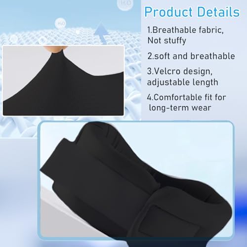 leeveel Neck Brace Cervical Collar,Soft Neck Support Relief Pain & Pressure in Spine for Women & Men,Adjustable Cervical Collar for Sleeping,Travelling,Office (M-17"X3.3")
