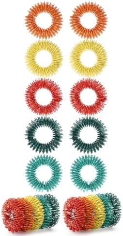 Mr. Pen- Spiky Sensory Rings, 10 Pack, Colorful