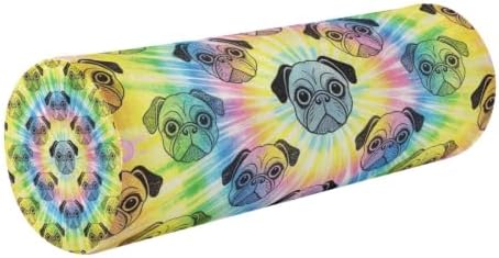 Decorative Bolster Pillow for Legs Massage Table Tie Dye Colorful