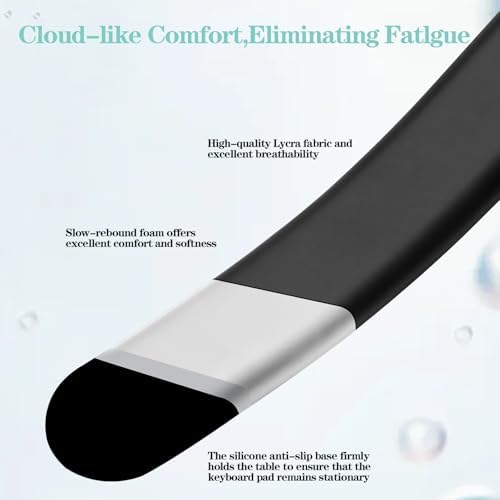 Ergonomic Wrist Rest for Computer Keyboard and Mouse Set with Wrist Support