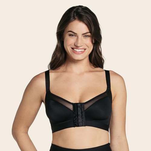 Leonisa Multi-Benefit – Posture Corrector Bra, Wireless Front Closure Posture Bra with Contour Cups and Back Support