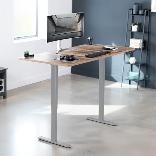 VIVO Reclaimed Wood 71 x 36 in Standing Desk, DESK-KIT-E2G7P-36