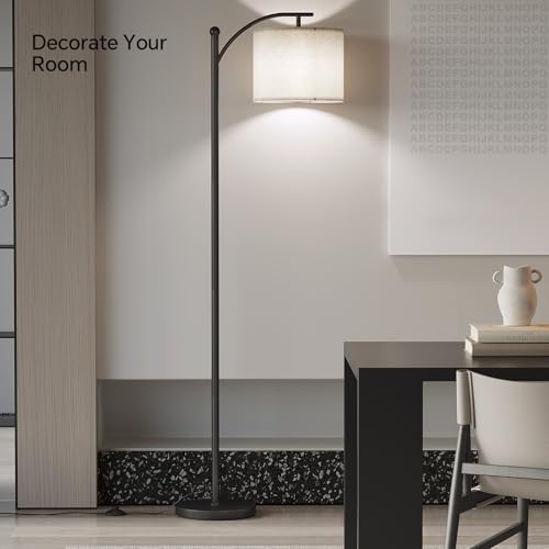 SUNMORY Arc Floor Lamp, Modern Floor Lamp with 3 Color Temperatures Bulb