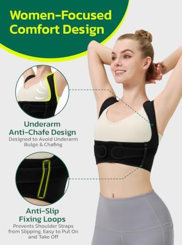 AOFIT Posture Corrector for Women for Rounded Shoulders Hunchback M