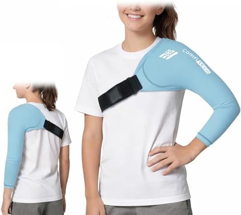 ComfiTECH Youth Shoulder Arm Ice Pack Wrap for Young Pitchers, Large