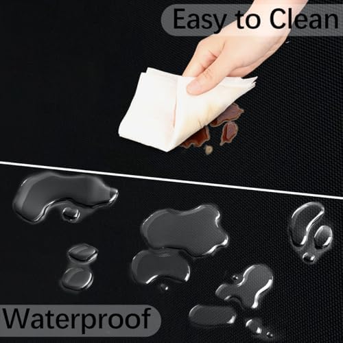 Outdoor Round Tablecloth with Hidden Umbrella Hole, Funny Skeleton Stretching Halloween Night Waterproof Table Covers with Elastic Zippered Machine Washable Table Cloths Mat 36-42 inch for Picnic