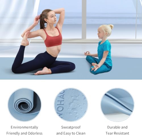 8mm Thick Yoga Mat Non Slip for Women Men