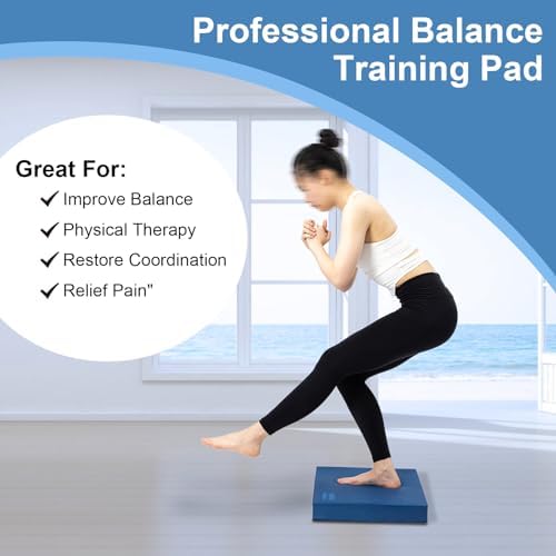 StrongTek Foam Balance Pad, Extra-Wide 19 x 15.8 x 2.4 in, Non-Slip TPE