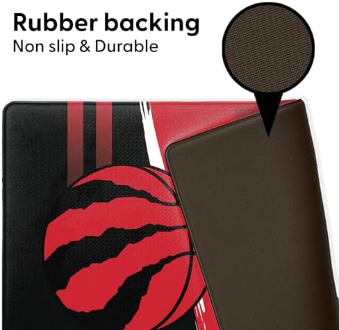 Northwest NBA Toronto Raptors Embossed Anti-Fatigue Mat, Cushioned Kitchen Floor Rug, Non-Slip PVC Standing Comfort, 18 x 30 in