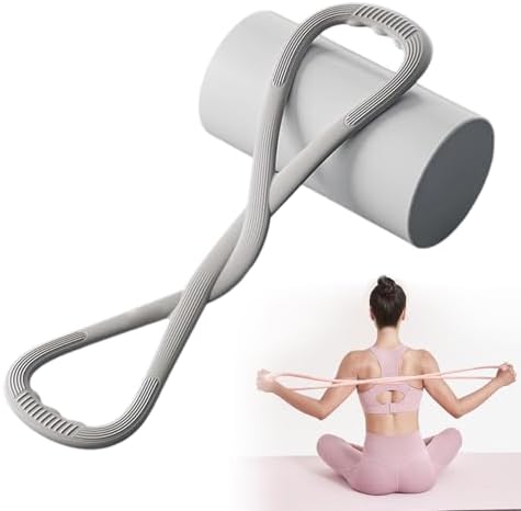 Figure 8 Fitness Resistance Band, 2025 New Elastic Bands for Working Out, Rubber Exercise Bands with Handles for Arm,Back Training, Exercise Equipment for Yoga, Pilates,Pilates