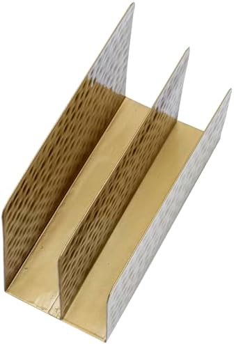 MyGift Hammered Brass Tone Metal Tabletop Mail Holder & Letter Sorter