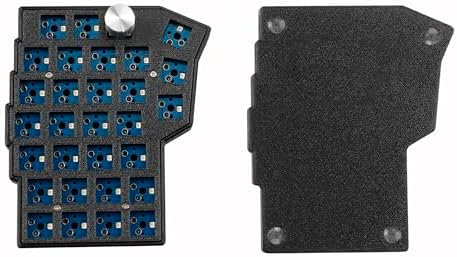YMDK BORNE Knob Corne4×6 Layout 58 Keys Ergonomic Wired Hot-swap Split MX Mechanical Keyboard South RGB QMK Vial Programmable