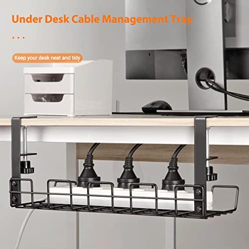 Under Desk Cable Management Tray L 14.9'' W 5.9''