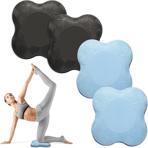 2-4 Pack Yoga Knee Pads, TPE Cushion for Pilates Exercise