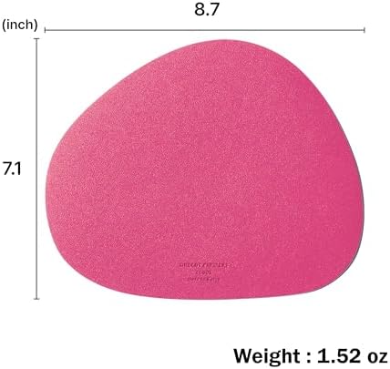 GREEDY FARMERS Mouse pad, Non-Slip Washable Waterproof Computer Mouse pad (Hot Pink)