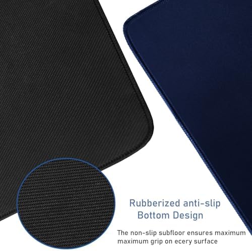 Large Gaming Mouse Pad with Stitched Edges (47.3 X 23.6 in) Waterproof
