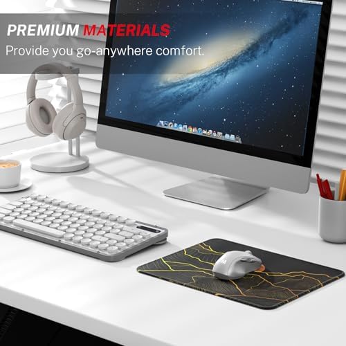 MROCO Essential Office & Gaming Mouse Pad, 8.5 x 11 Inch, Golden Rise