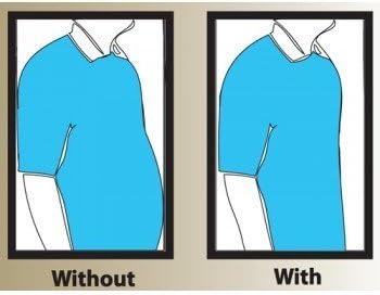 Frogwill Mens Posture Correction/Support/Pain Relief Slimming Body Vest Shirt (L, Black-new)
