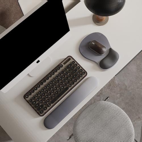 ErgoComfort Gel Wrist Rest Mouse Pad-Ergonomic Office Mousepad with Wrist Support-Non-Slip, Design Desk Accessories Mat for Home&Game Decor (05Midnight Wave)