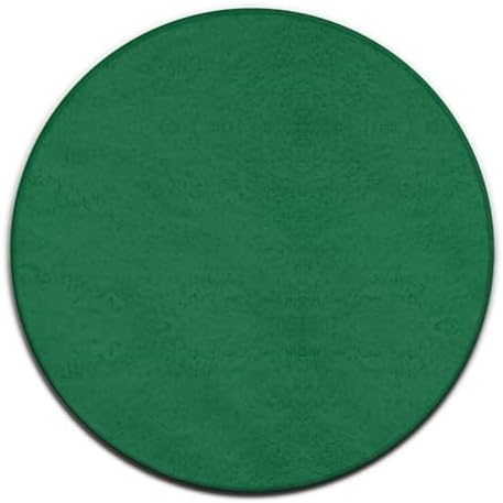 Highly Premium Quality Floor Mat, Office Chair Decor Mat, Room Sofa Yoga Soft Round Carpet Green, 24inch