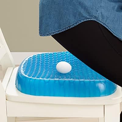 BulbHead Egg Sitter Seat Cushion with Non-Slip Cover, Breathable Honeycomb Design Absorbs Pressure Points