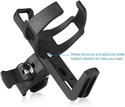 Accmor 2 Pack Bike Water Bottle Holders No Screws, Universal Bike Cup Holder, 360 Degree Rotatable Bike Water Bottle Cage, Water Bottle Holders for Kids Bike Adult Bike